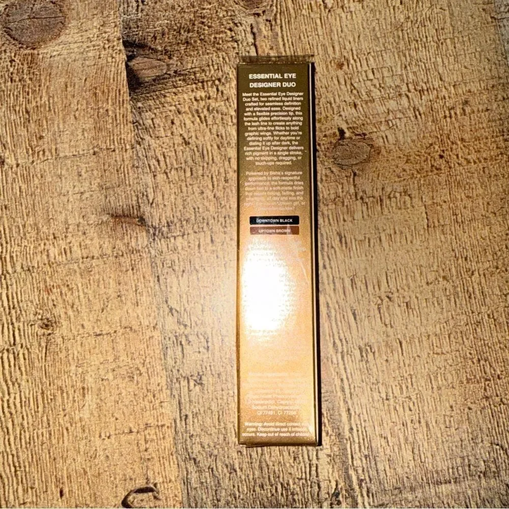 BISHA Essential Eye Designer Duo Set in Downtown Black & Uptown Brown